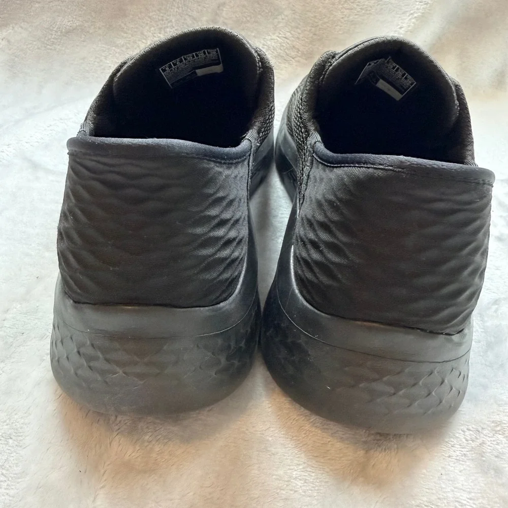Skechers Slip-ins GoWalk 6 Black Mesh Walking Shoes 124836 BBK Womens 9